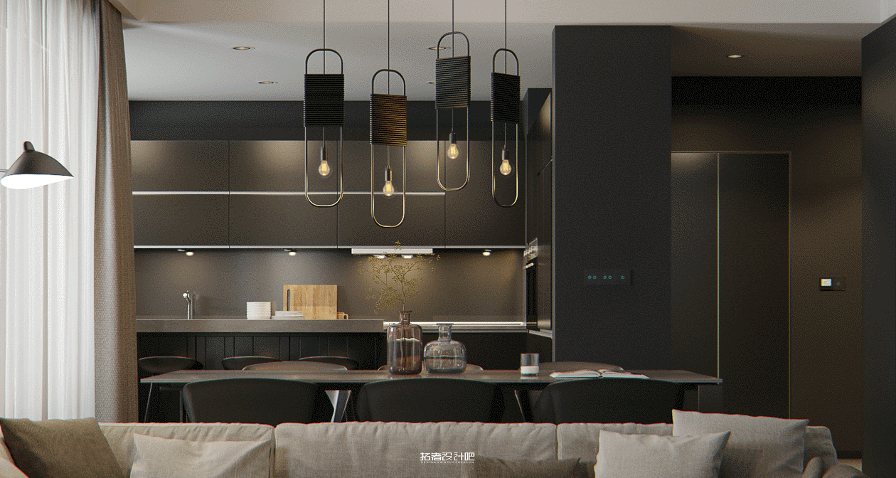 高级灰++ 高级黑 | 打造魅力奢华空间-5