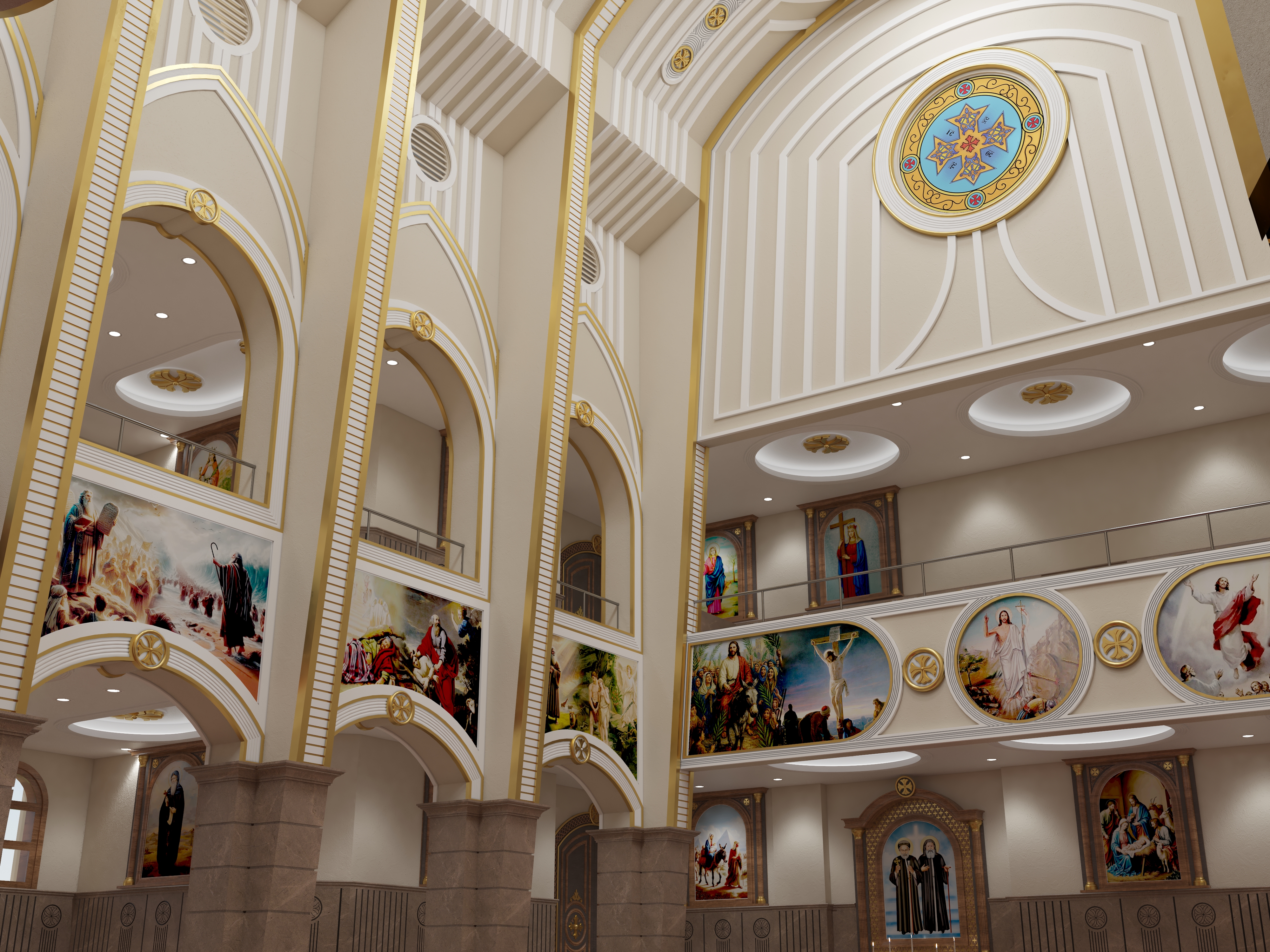 Church of the Holy Cross interior design-13