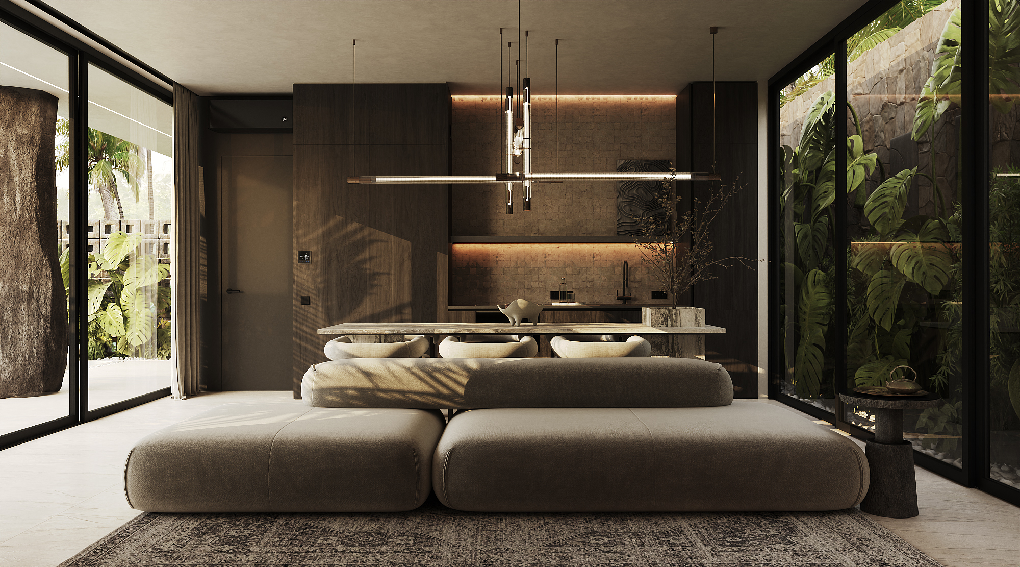 乌布两居室别墅丨印度尼西亚巴厘丨Bodes studio-4