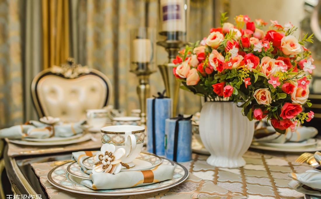 巨华紫光园法式风格样板间-17