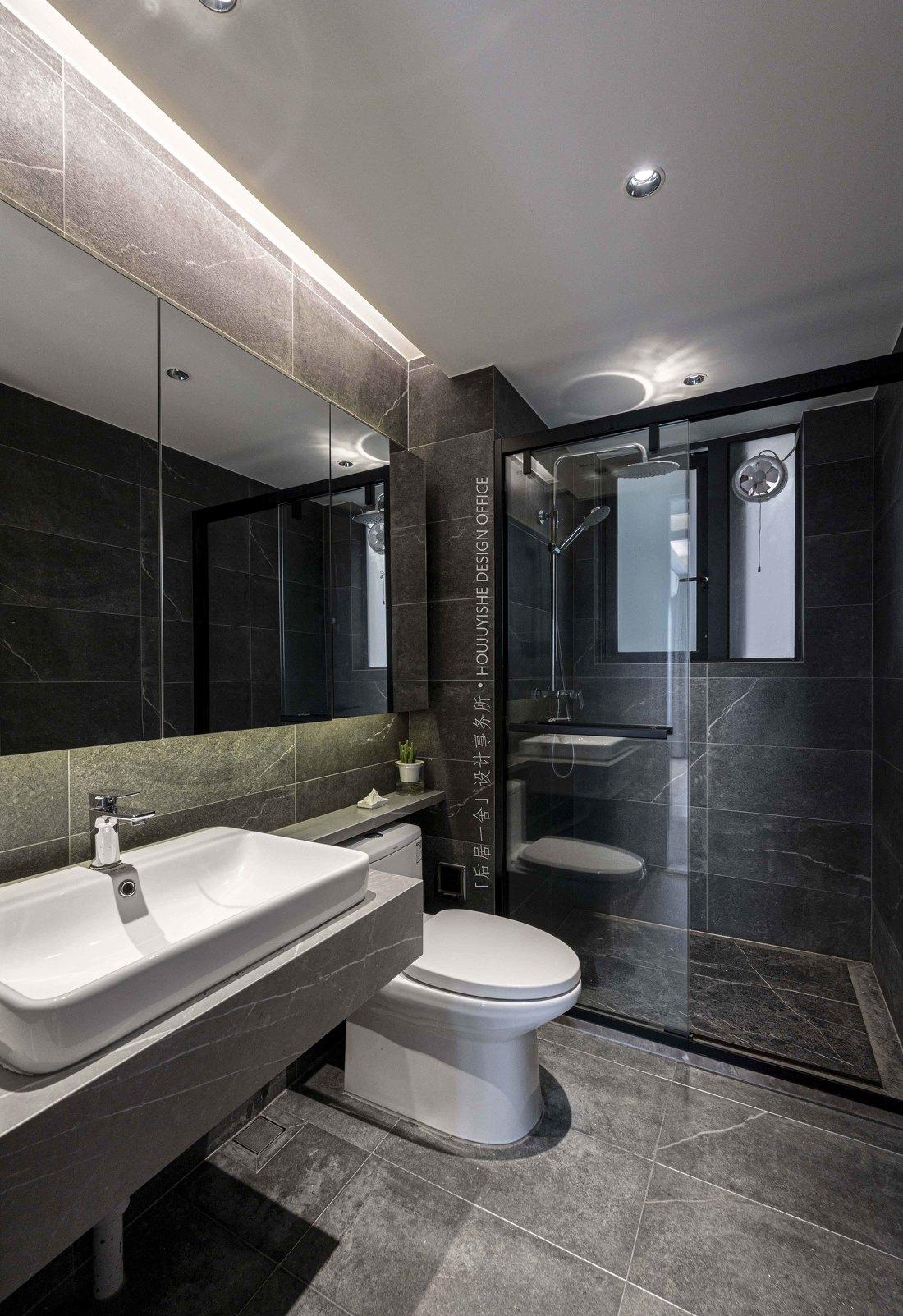 120 平现代质感极简之家-14