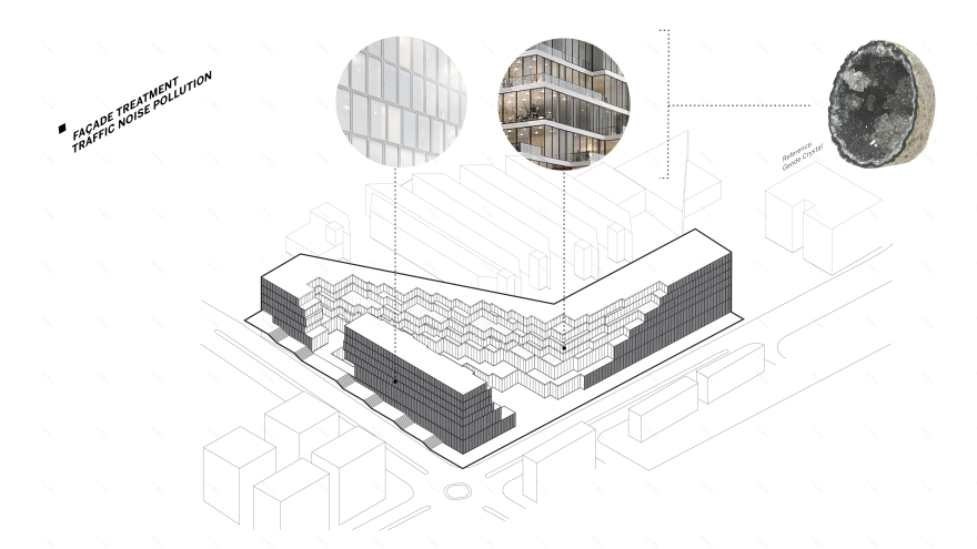 N'5 | 黎巴嫩贝鲁特市中心的绿色办公住宅综合体-16