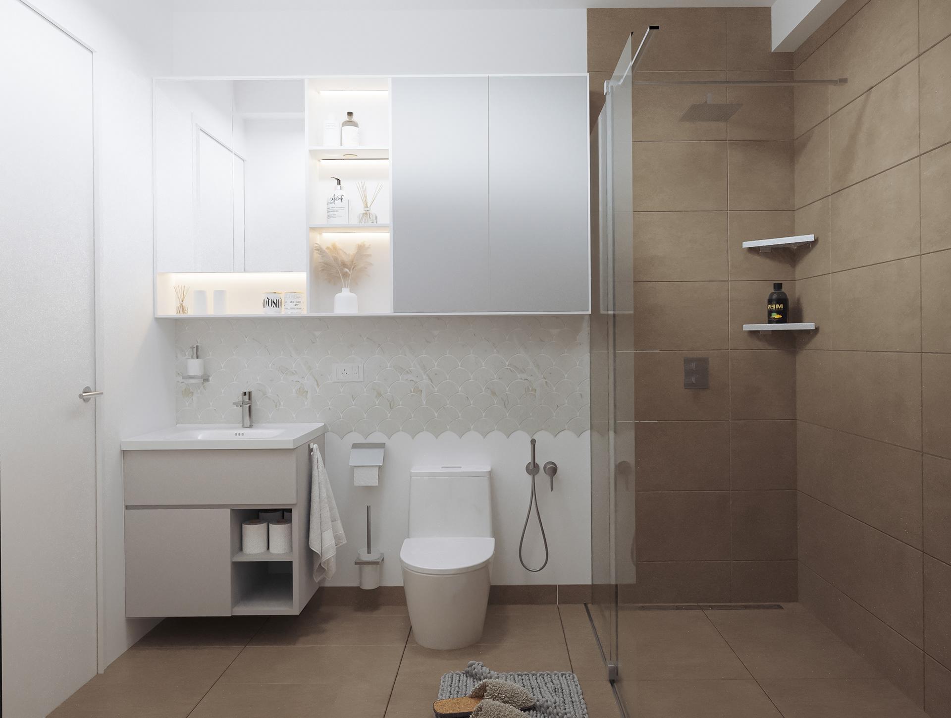 Compact Apartment Design in Panama – Custom Interiors-4