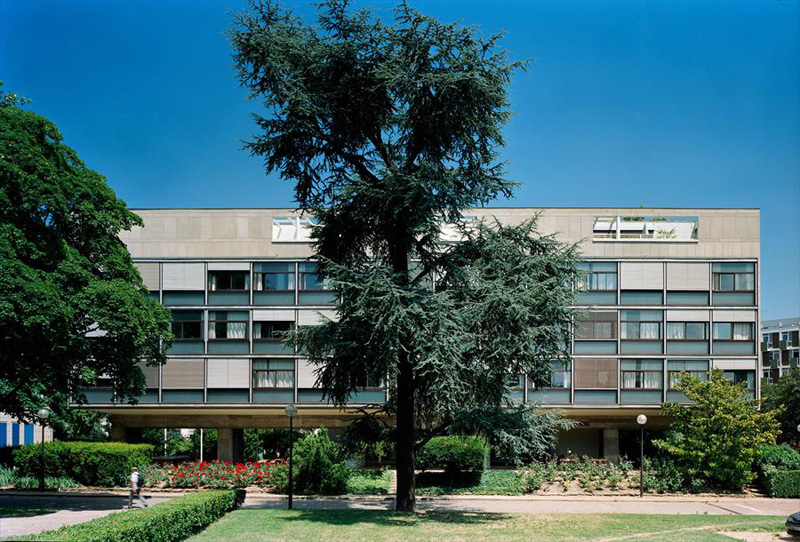 巴黎国际学生城瑞士 pavilion丨法国巴黎丨勒·柯布西耶-2