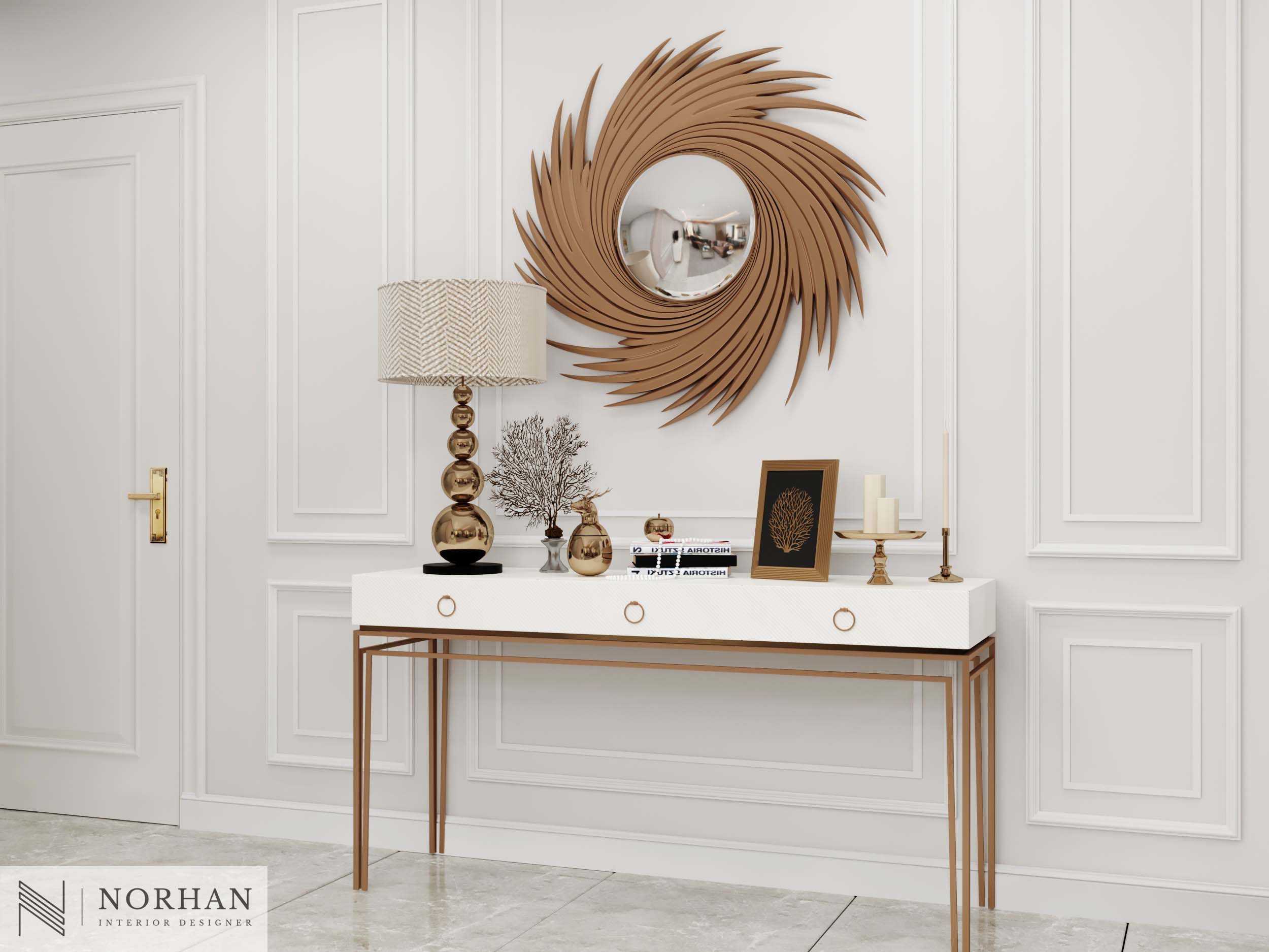 Neoclassic Interior Design For Apartment In Cairo-5