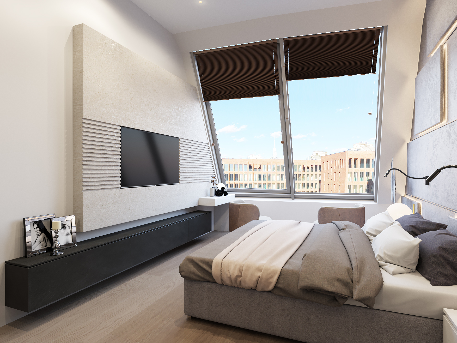 莫斯科顶层公寓,简约奢华的空间艺术-27