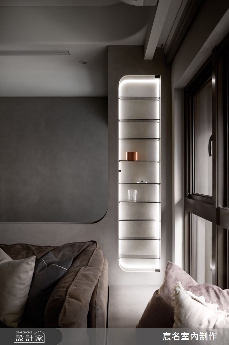 宸名·25·现代风·20坪设计案例丨宸名室内制作-20