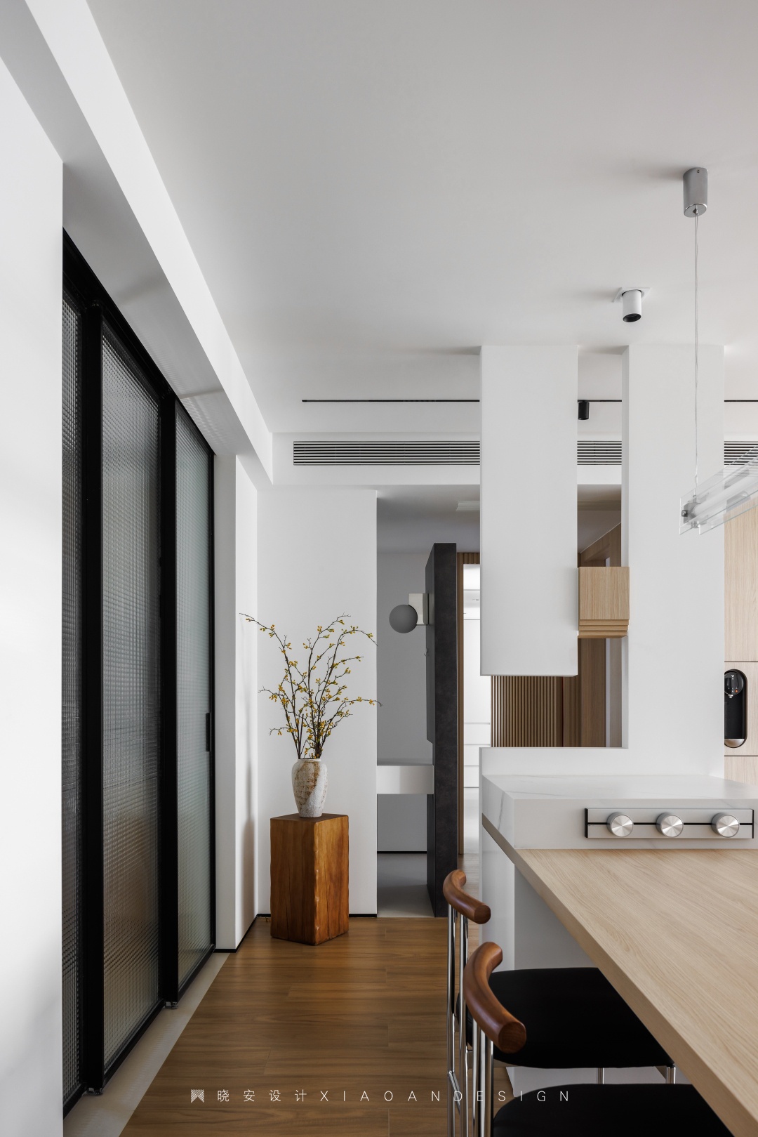 以白为序,塑造个性空间形态丨晓安设计-30