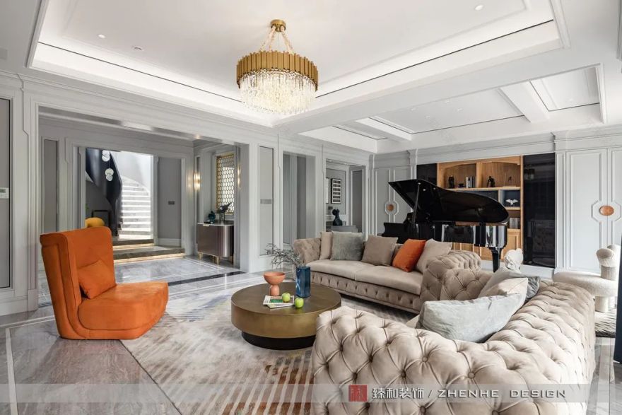 长峙岛香樟园 | 现代美式风格的温润之家-27