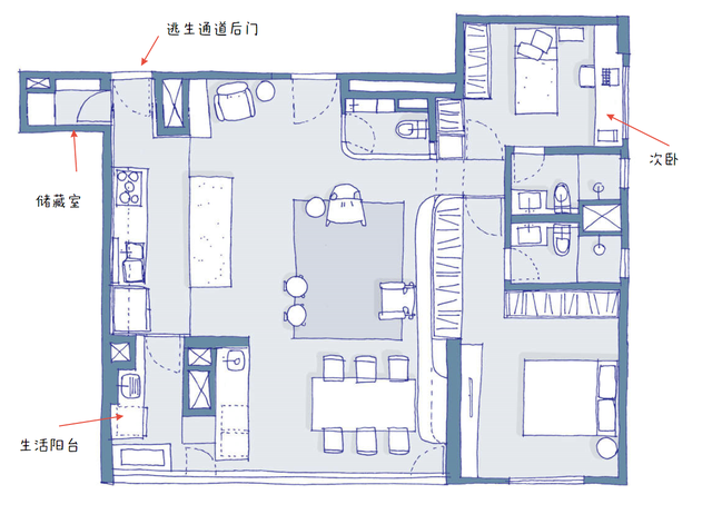 90㎡小户型逆袭,拆墙变豪宅！-99