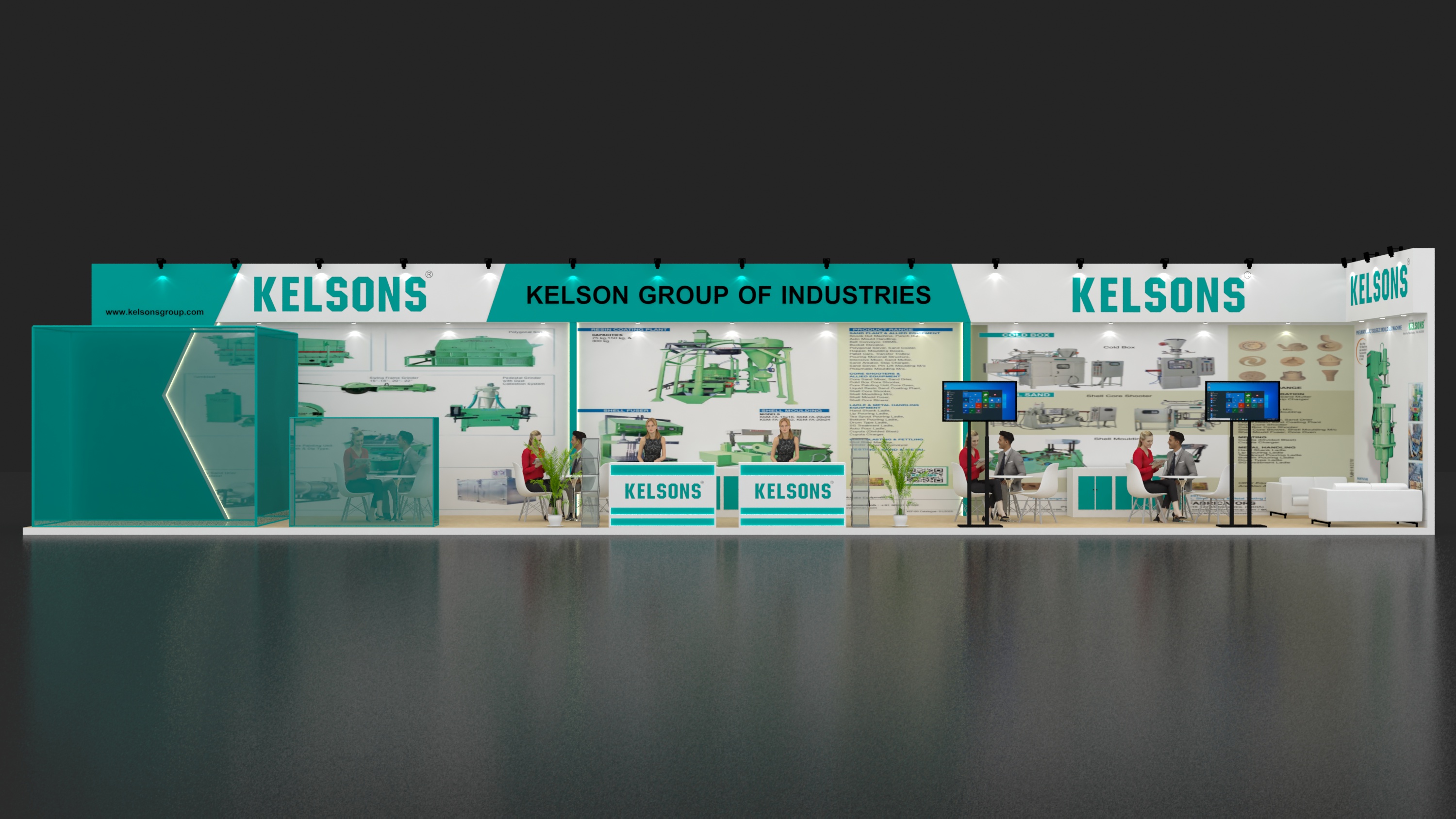 Kelson 2 Side open Stall-0