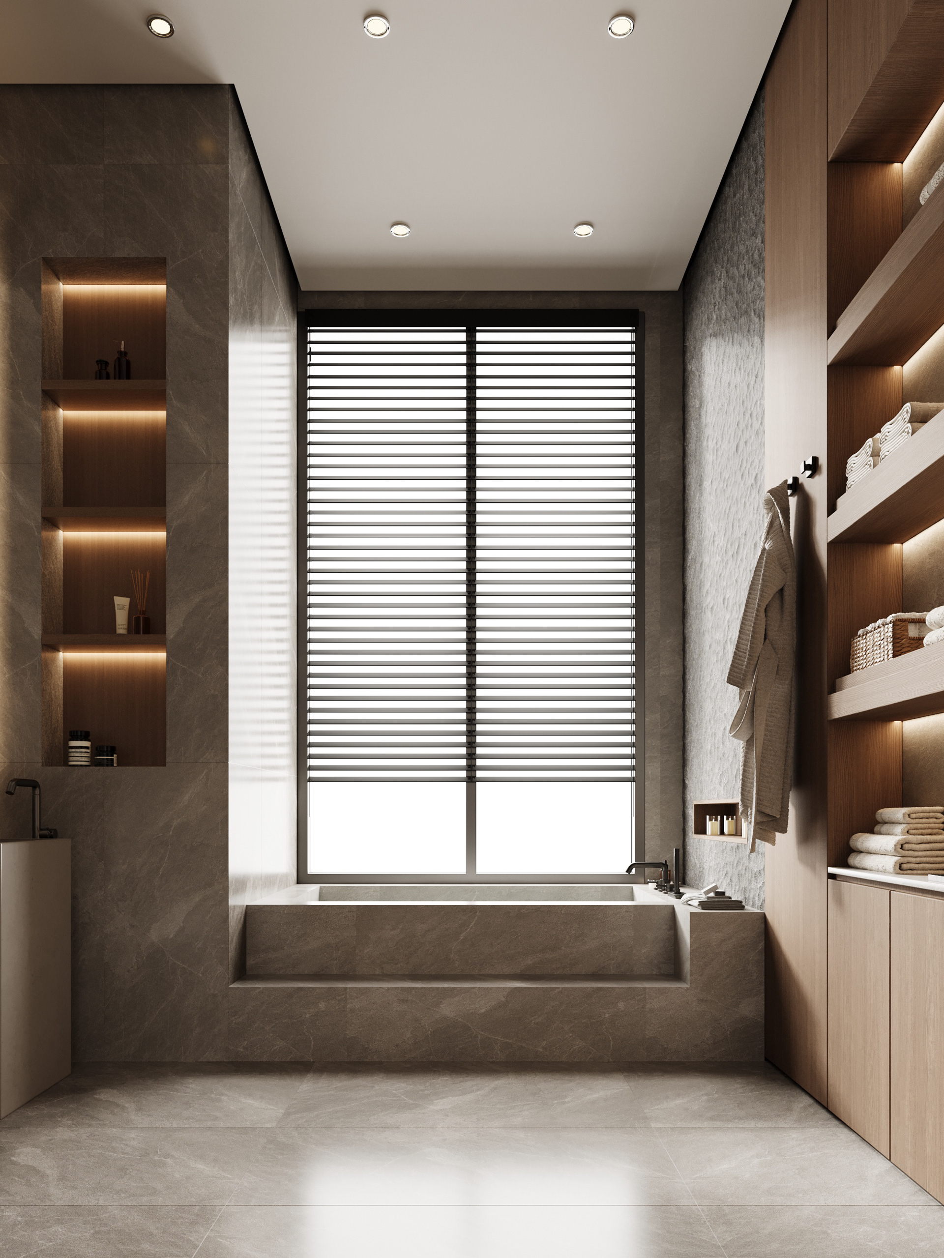 桑拿房与浴室丨沙特阿拉伯丨House of Jasmines-10