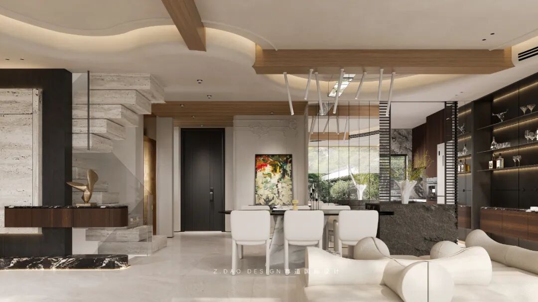 尊道新作|合肥『丽丰璞羽山』500㎡自然主义别墅，让家如有机生命般生长。-214