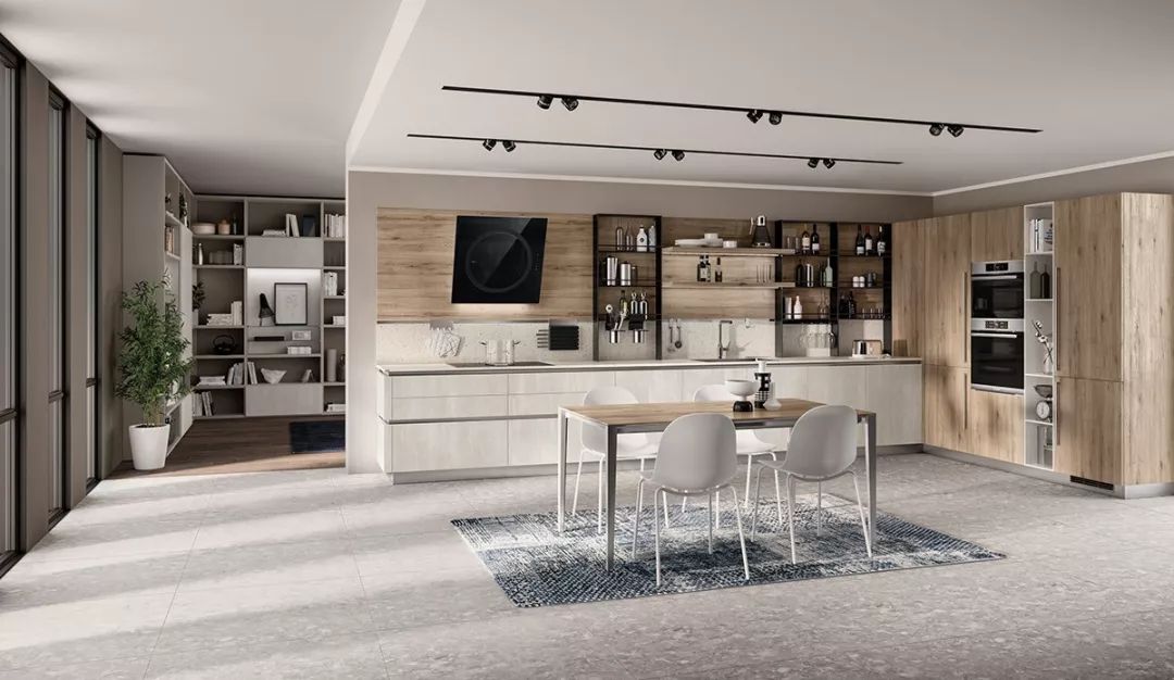 开放式厨房设计美学与实用兼具-88