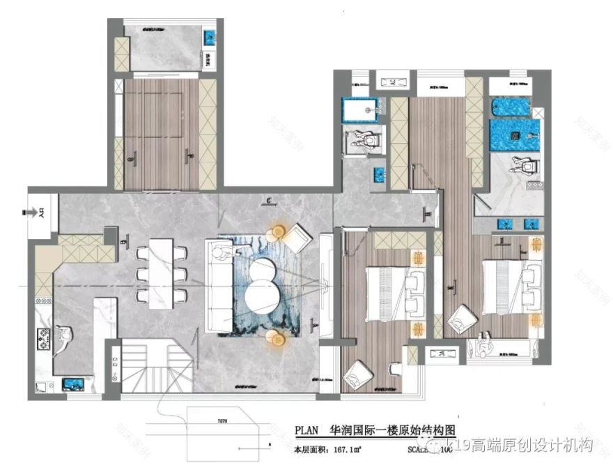 现代极简复式住宅设计丨LFH樾界设计工作室-4