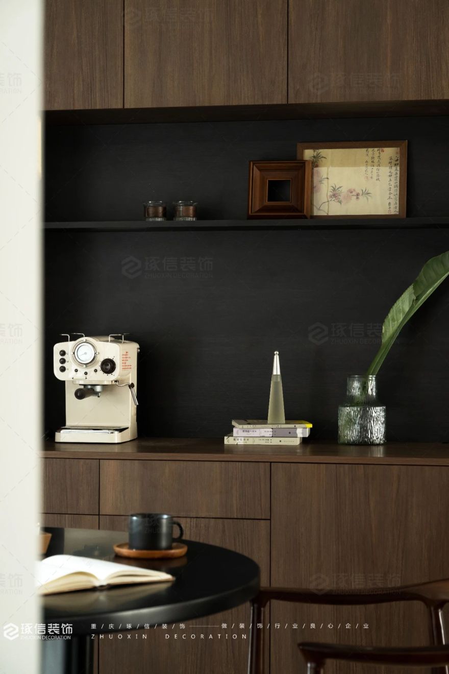 95 平复古风个性自在住宅丨琢信装饰-13