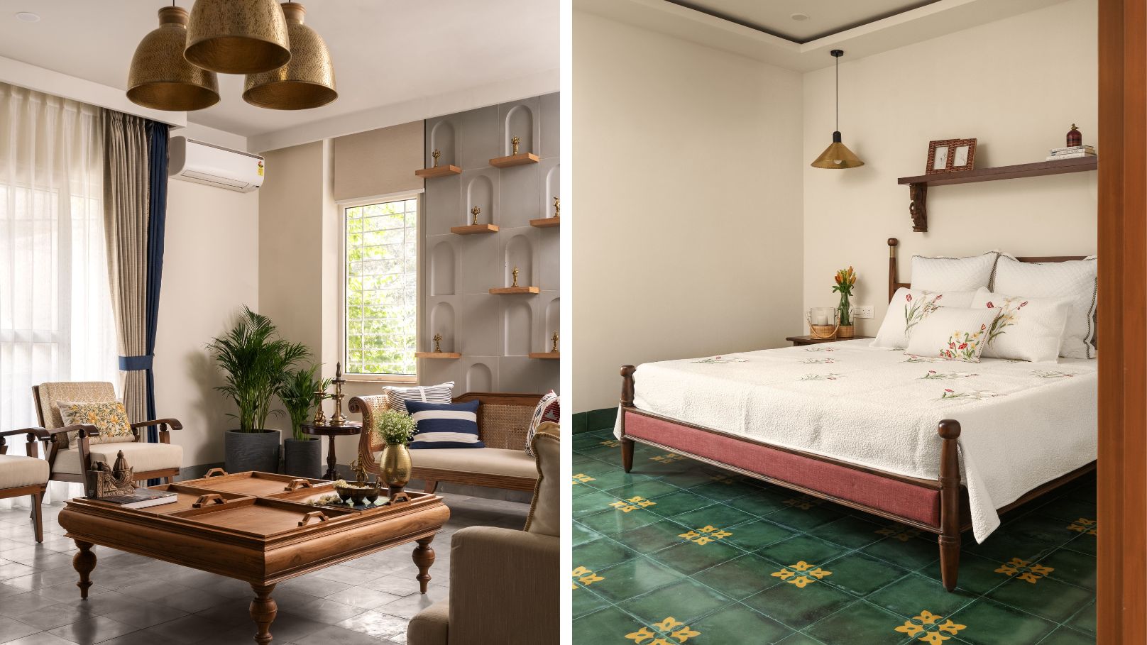 德里传统金奈风格住宅（一层改办公室）丨印度丨Envisage Projects-2