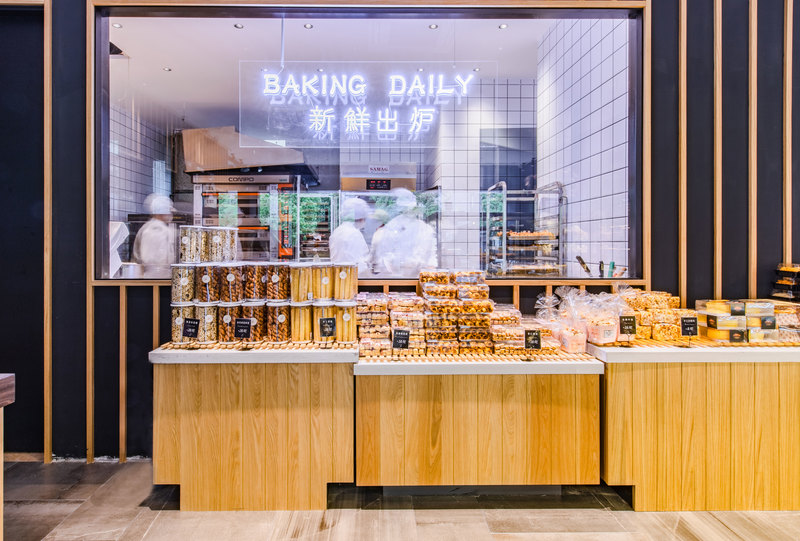 蜜悦蛋糕甜品站 | 温暖色调与通透空间的甜蜜邂逅-25