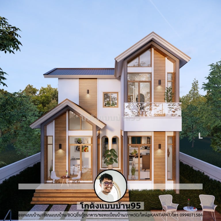 北欧风格二层住宅P  1674-8