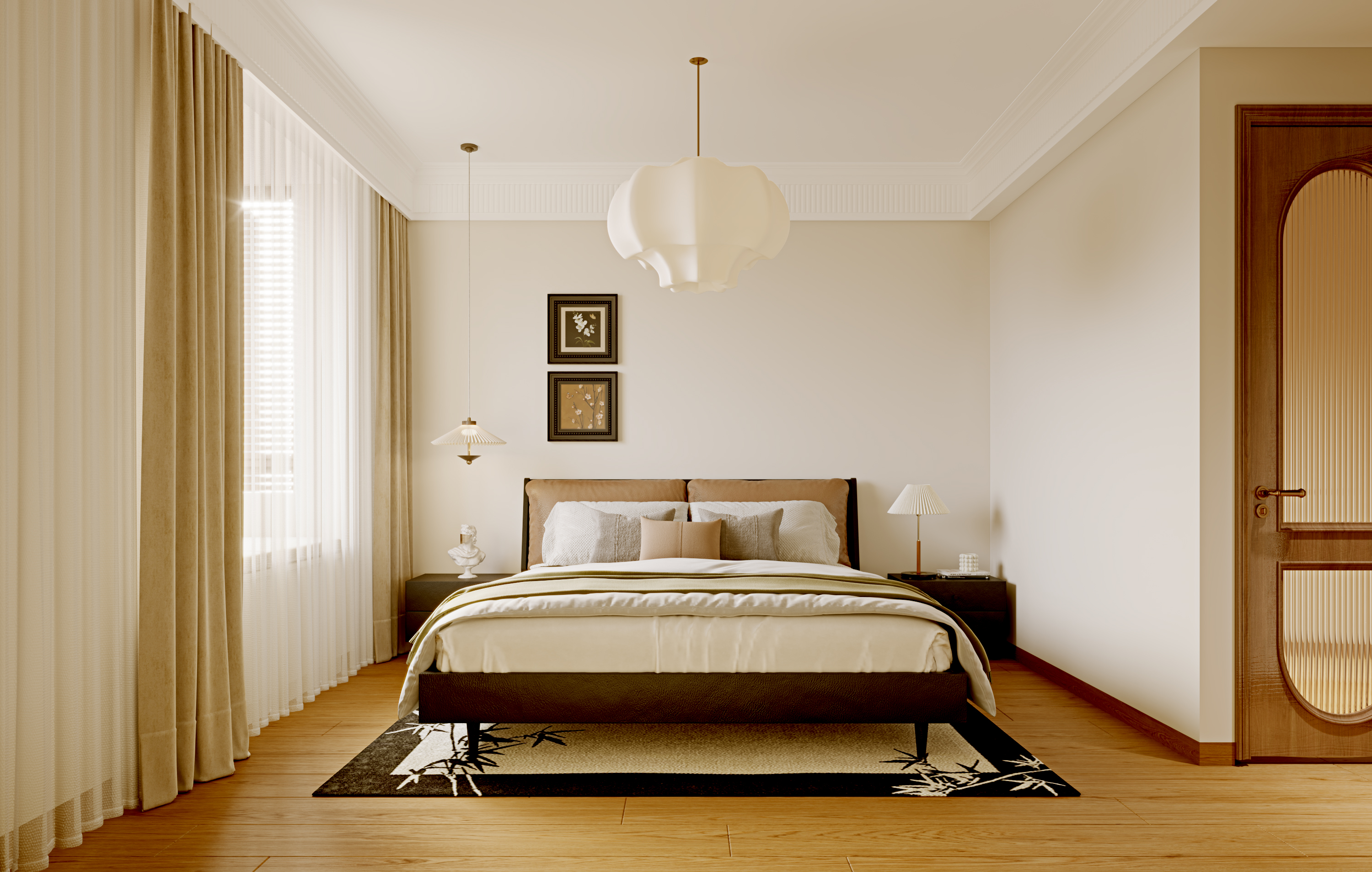 北欧空间暖色调-9