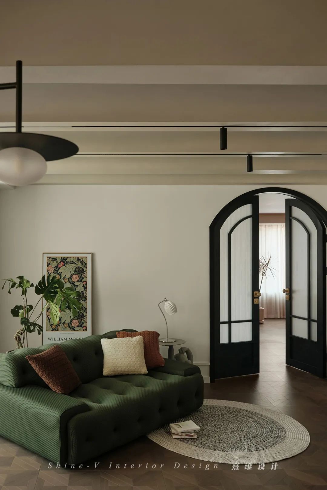 悦己 · 复古波浪吊顶咖啡厅之家丨中国南京丨熹维设计-35