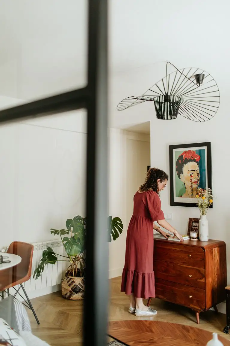 西班牙家庭公寓的工业风办公室设计-6