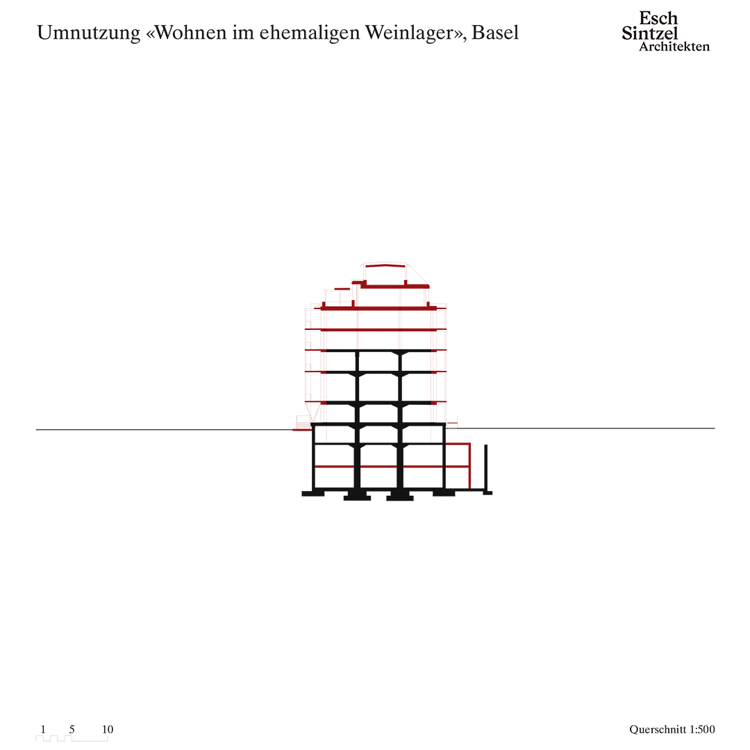 仓库新生：巴塞尔葡萄酒窖改造公寓 / Esch Sintzel Architekten-42