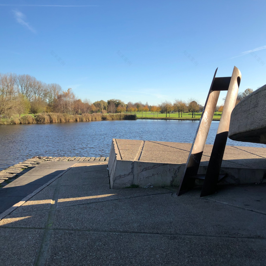 湖中四边形岛屿丨荷兰鹿特丹丨Frans de Wit-18