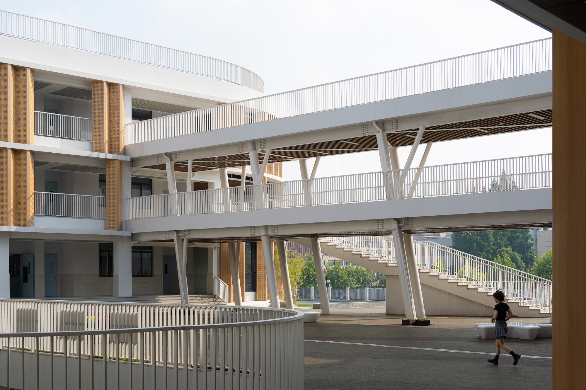 浙大院新作：以阶梯弥合边界，杭州市上塘单元小学 -4