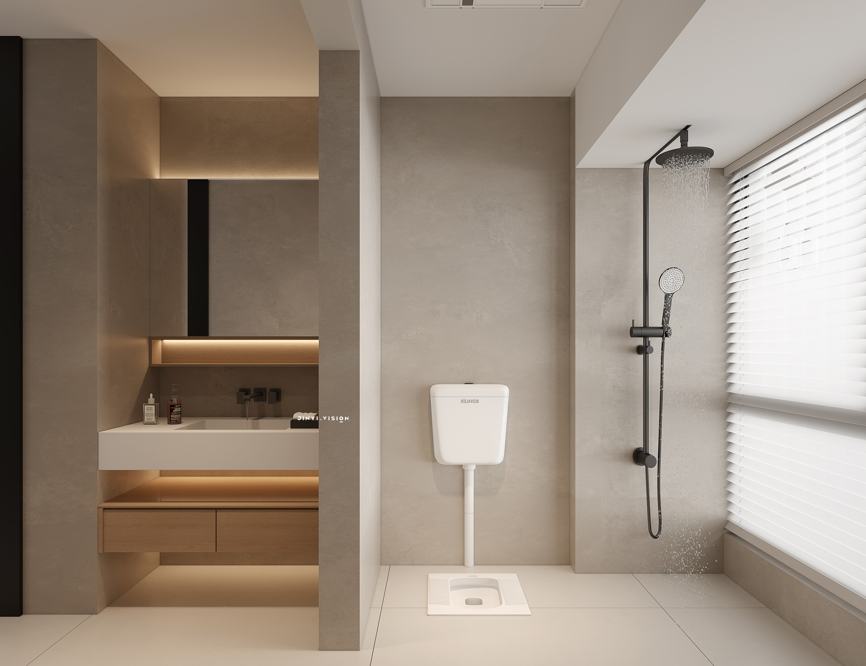 极简奶油风小户型-7