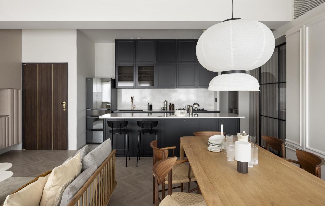 极简公寓遇上高级灰丨甘纳设计-4