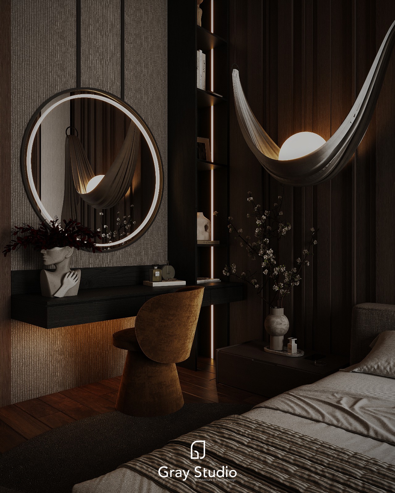 主卧设计项目丨英国丨Gray Studio-7