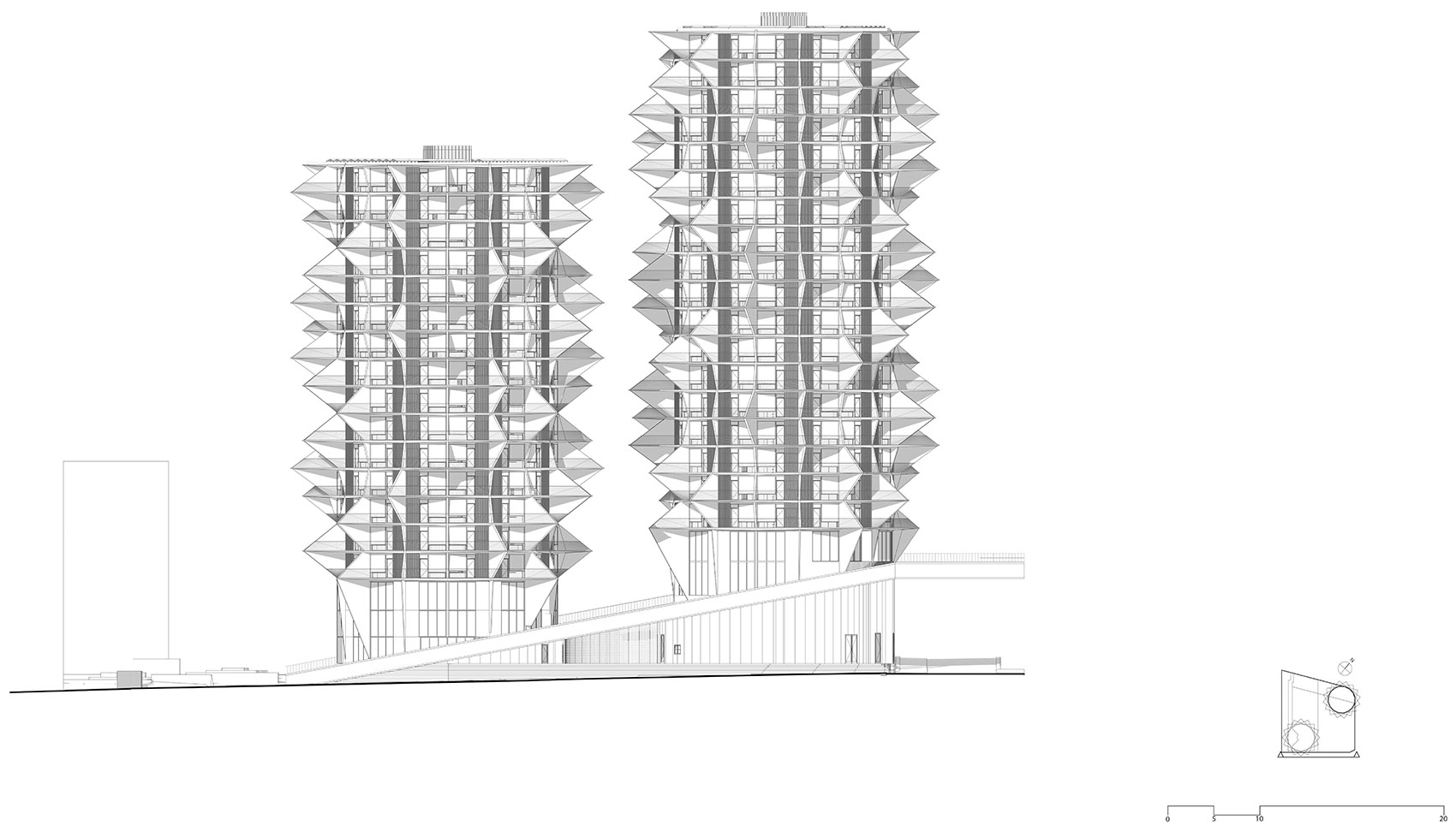 Kaktus塔楼丨丹麦哥本哈根丨BIG-34