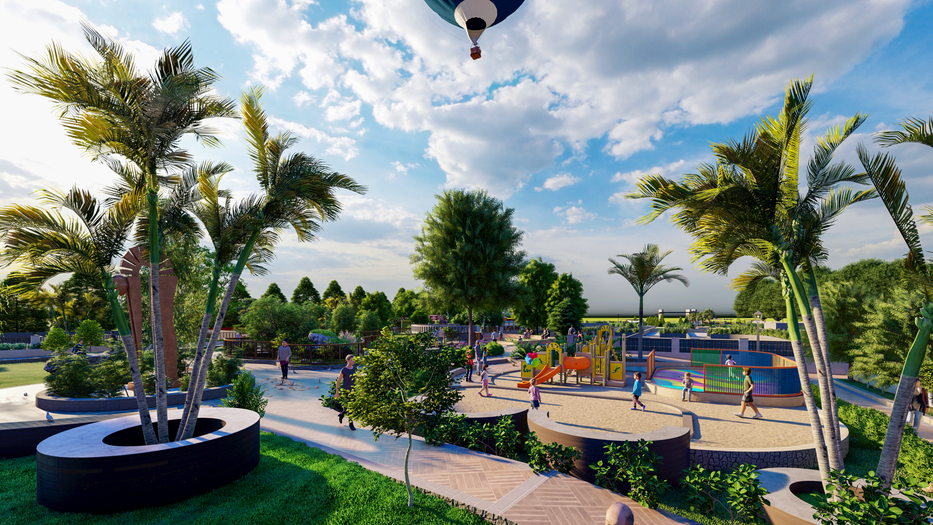 Aryan Landmark_ Gated township 3D Visualization-2