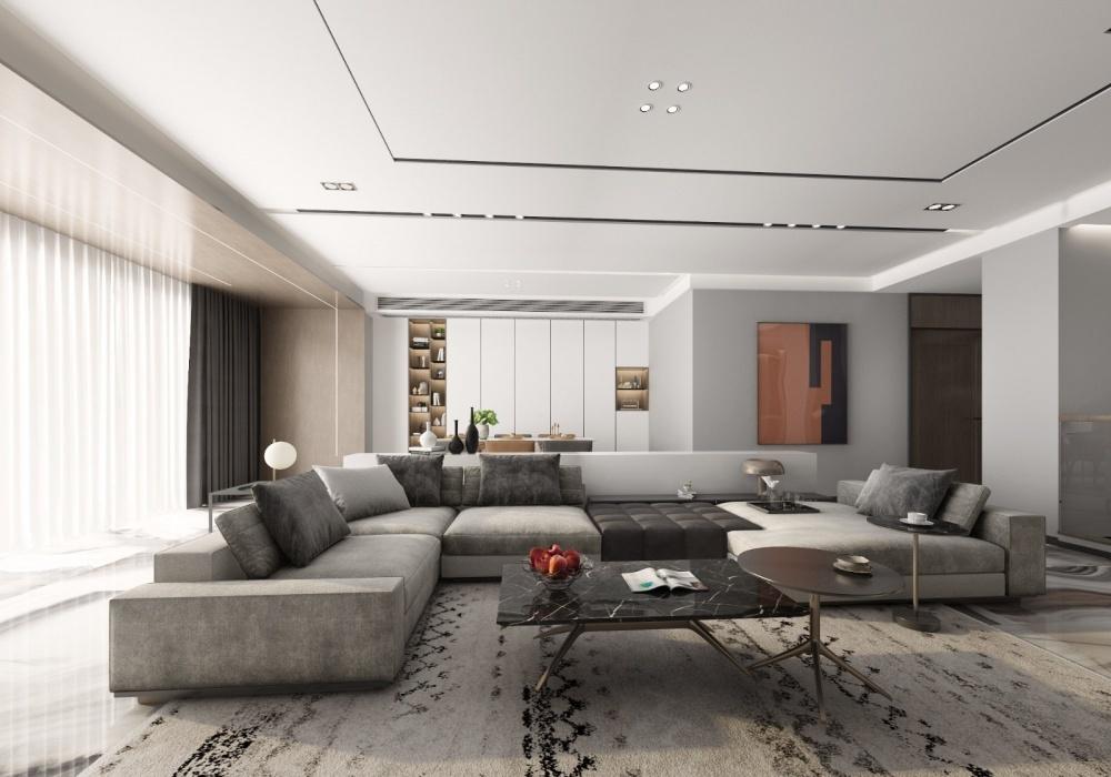 现代轻奢家居,诠释灰色畅想-1