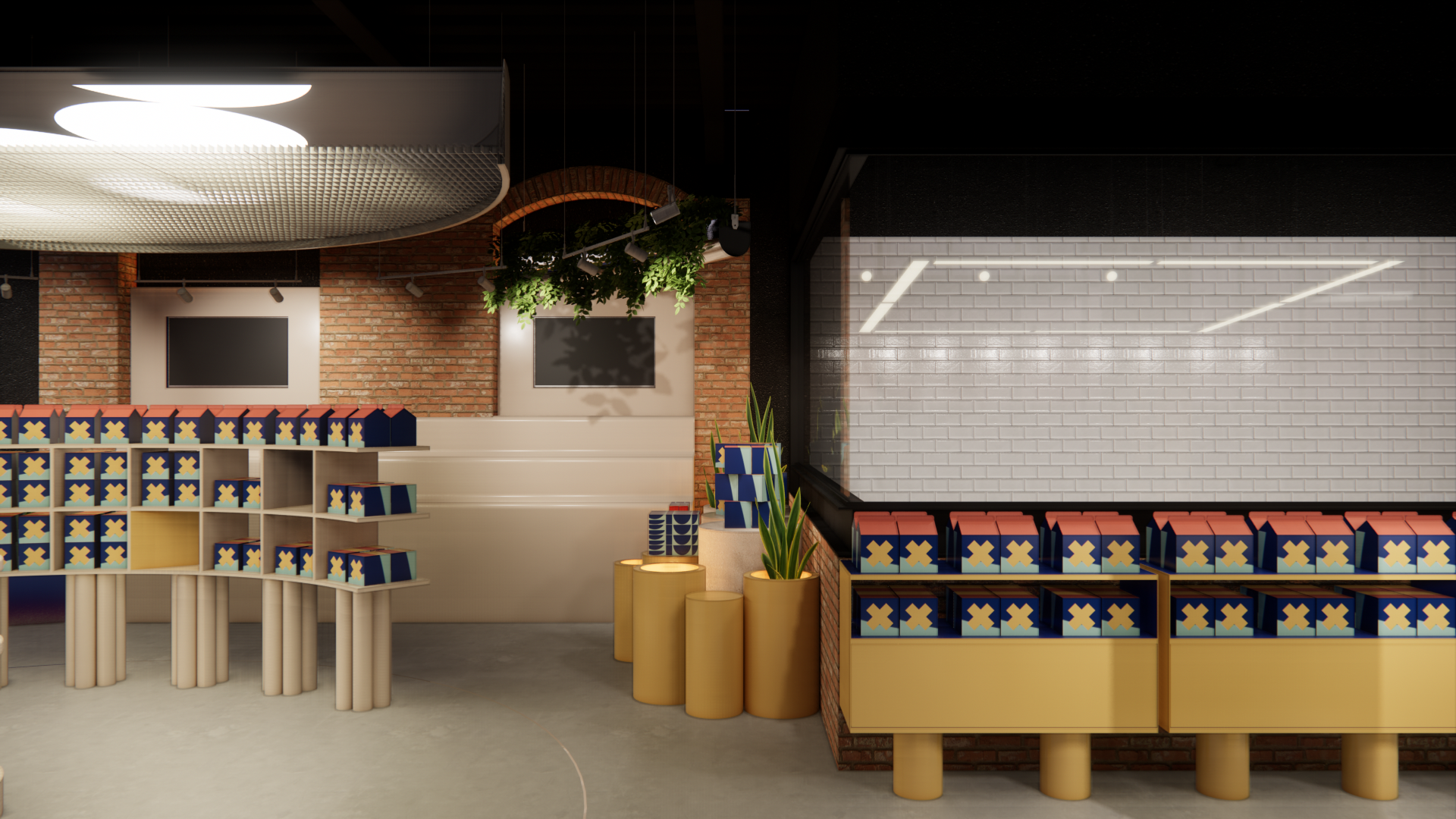 食品纪念品商店室内设计丨印度丨Kontenu Design Studio-10