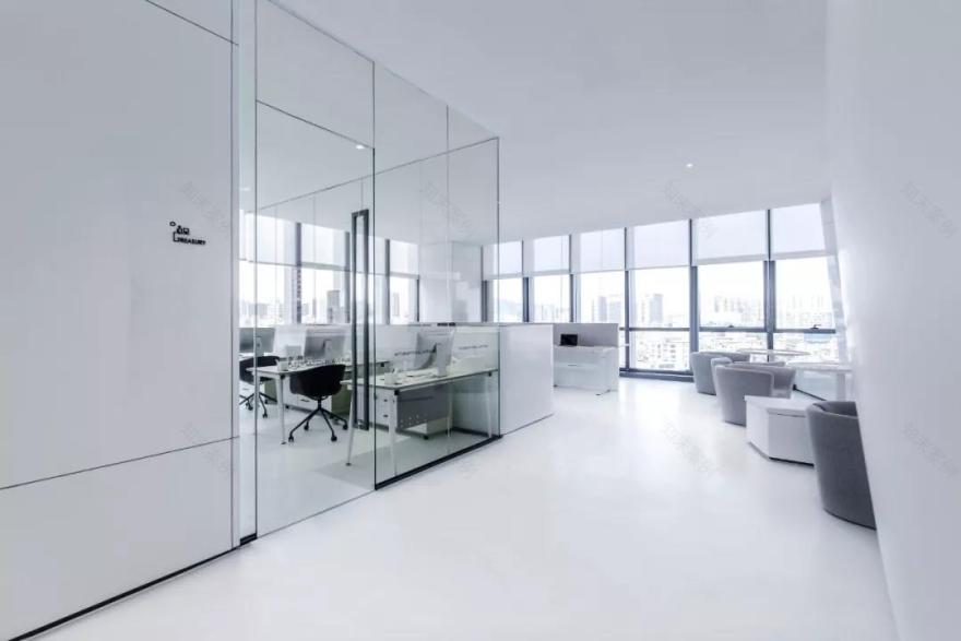 极简白,如何打造前卫艺术的国际办公-44