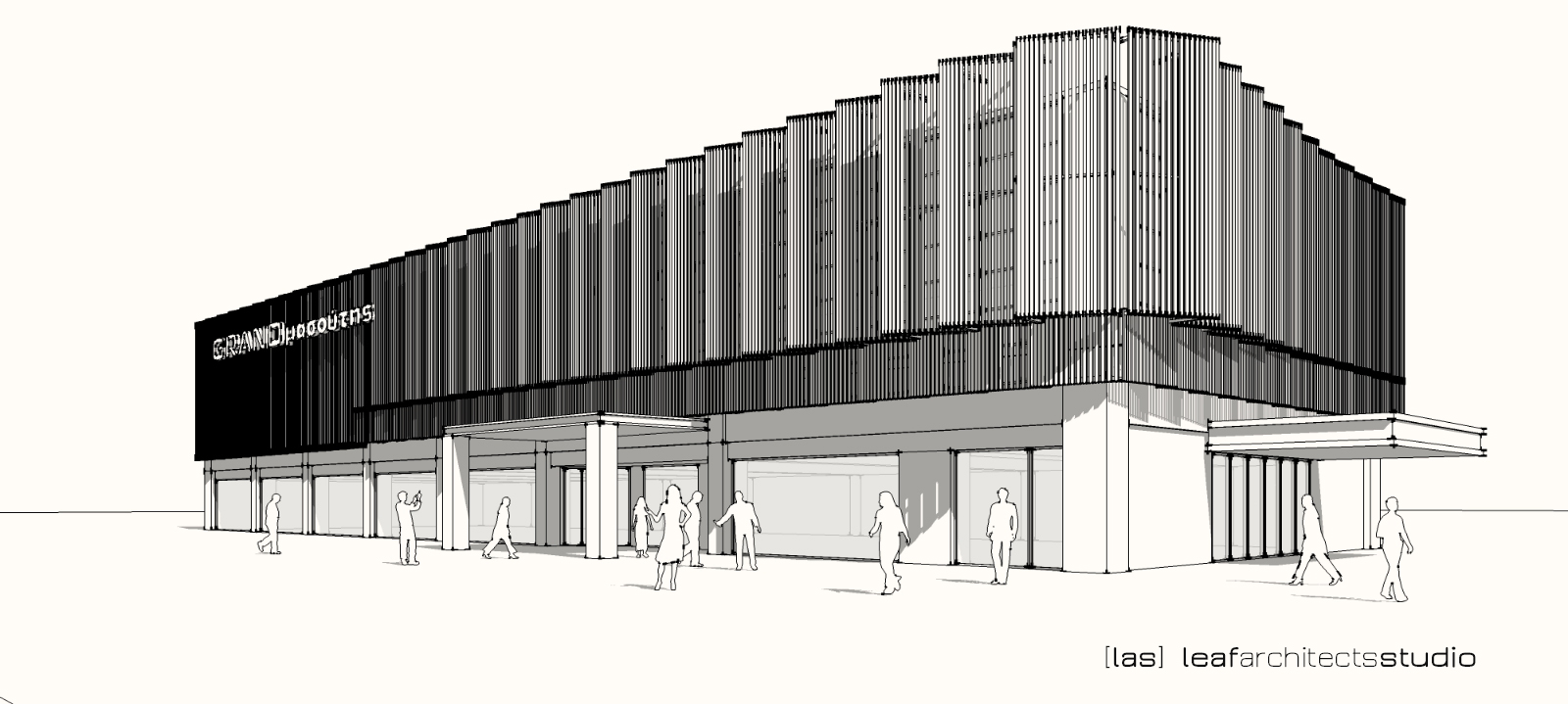 leaf 建筑师工作室打造 60 年代建筑超市改造-24