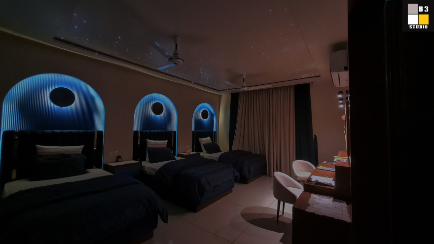 AWU 卧室室内与家具设计丨巴基斯坦卡拉奇丨B3 设计工作室-12