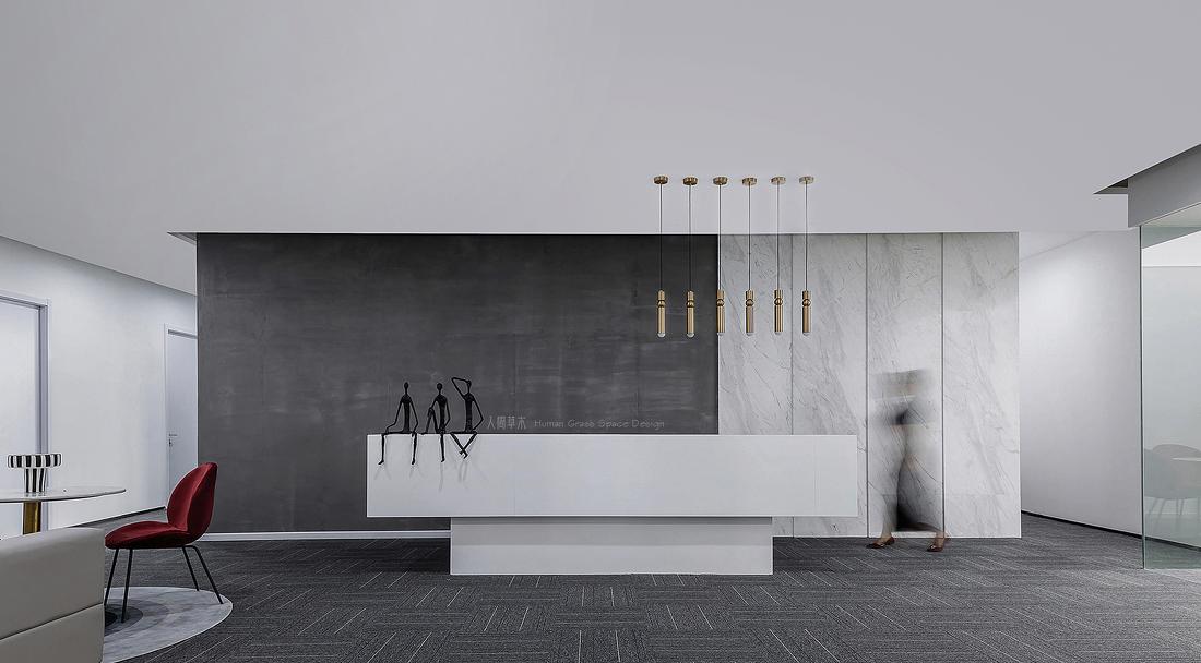 科技雅韵·简约办公空间设计-1