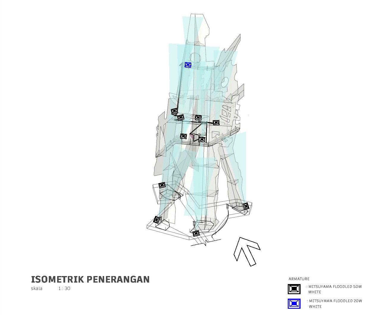 Electrical Drawing Sclupture-0