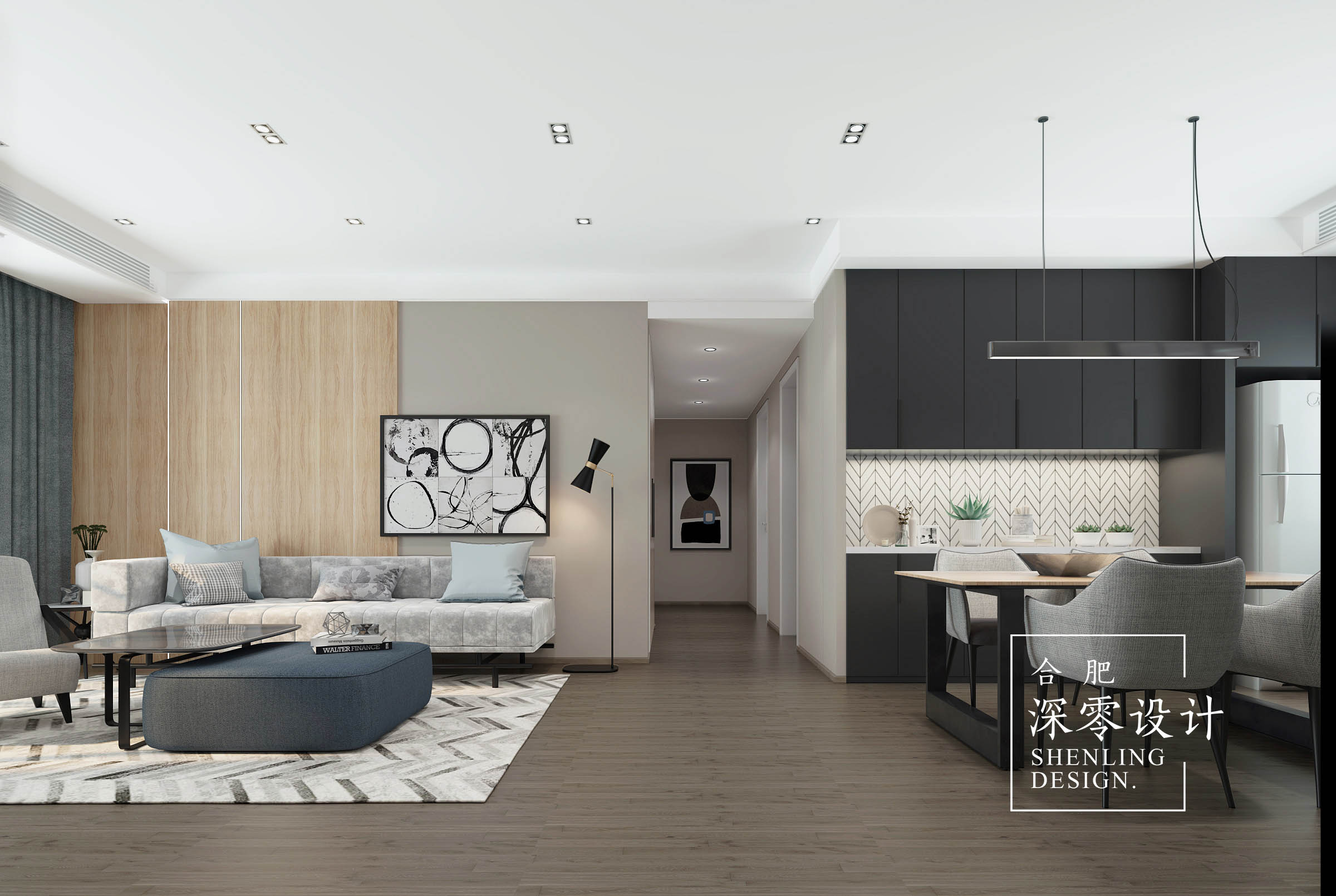 合肥铂悦庐州府 | 140㎡现代简约风,优雅绅士的家-35