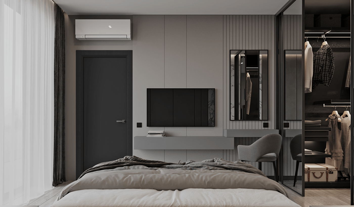 灰色系住宅设计 这样设计精致又优雅-5