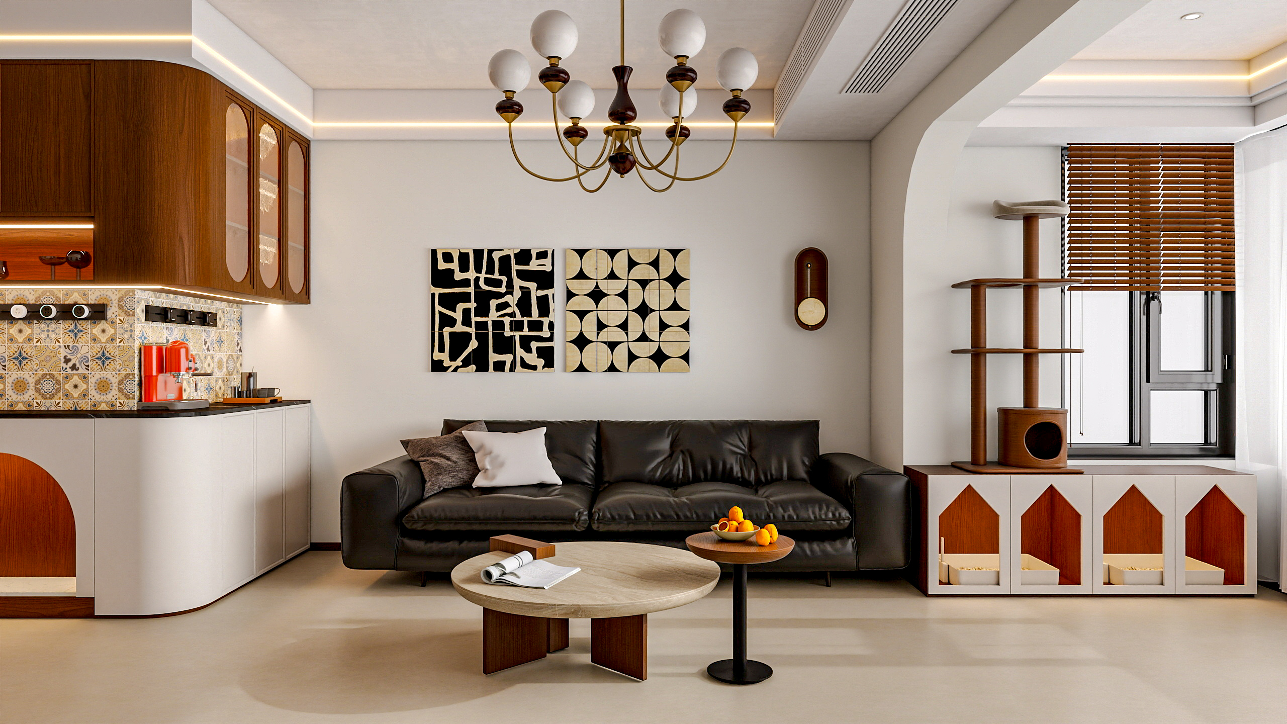 四川成都中海锦江城花涧（109平方中古风三居室）-0