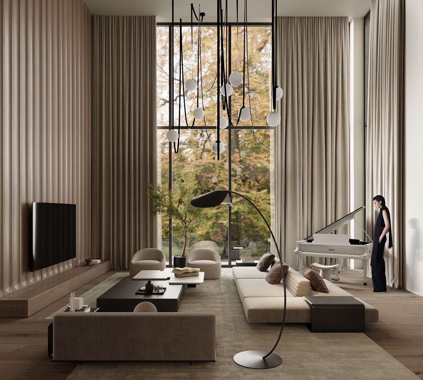 现代轻奢风空间设计-4