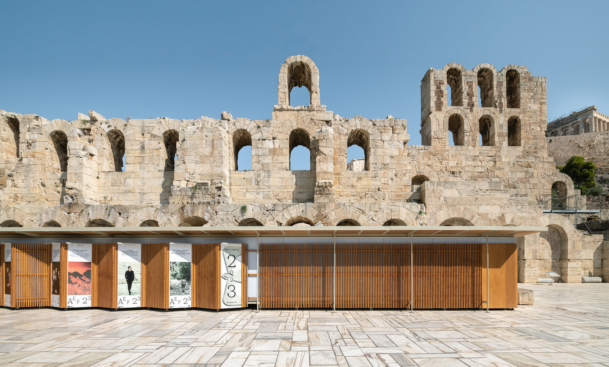 Odeon Herodes Atticus 可拆卸展馆丨希腊雅典丨FLUX office-7