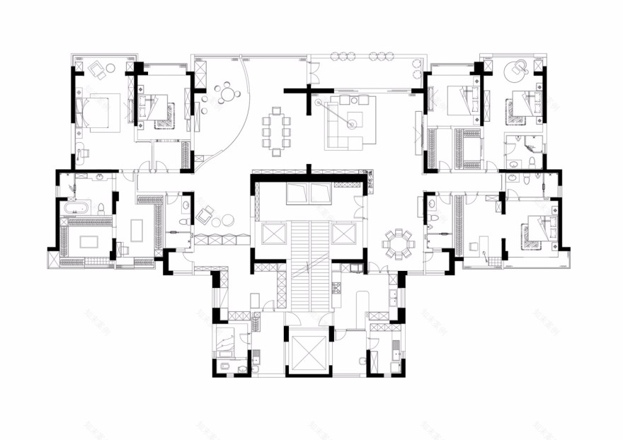 500㎡现代风格别墅 Studio.Y余颢凌设计事务所-40