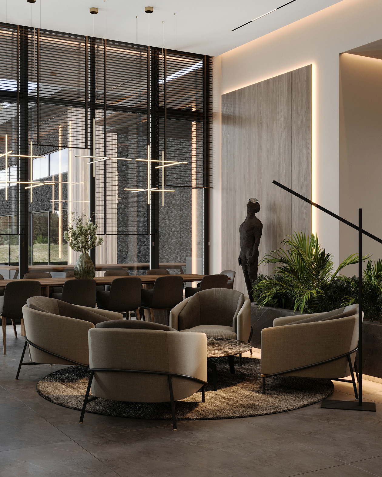 原木与灰色 打造出家居时尚美学-5