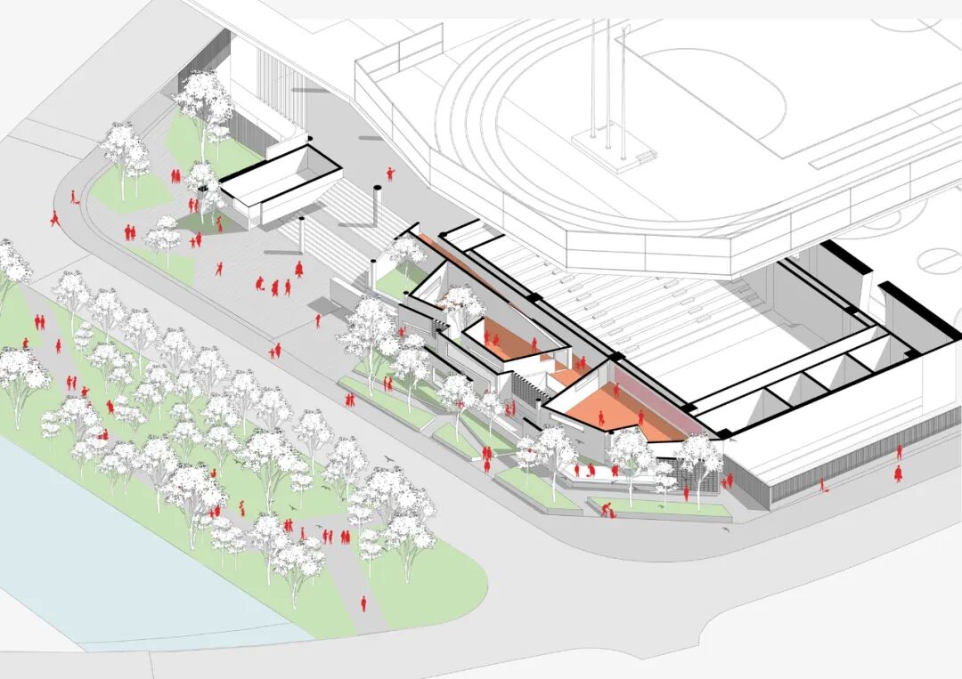 作品推介|立体庭院与开放边界：深圳市龙华高级中学教育集团民治校区-113