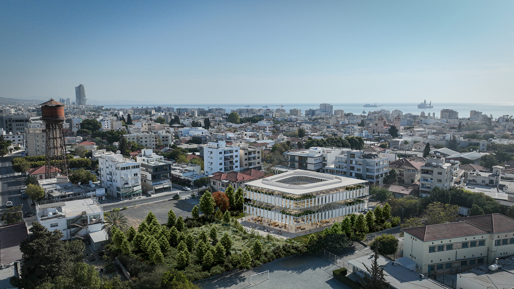 塞浦路斯大学媒体学院丨Da Costa Mahindroo Architects-13